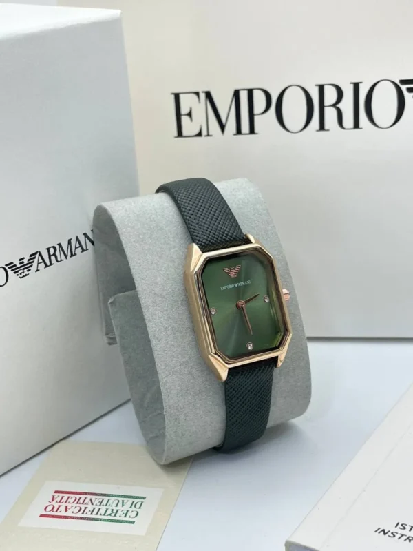 Montre Emporio Armani Ceinture Olive