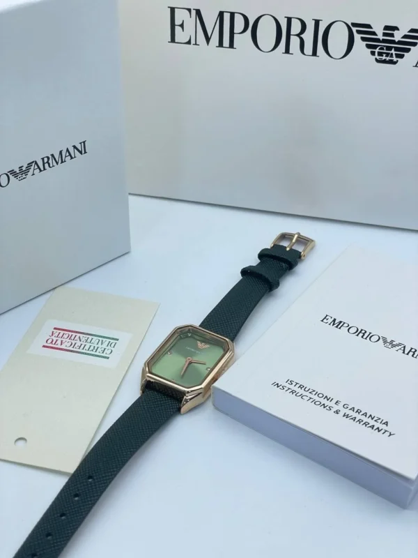 Montre Emporio Armani Ceinture Olive - Image 3