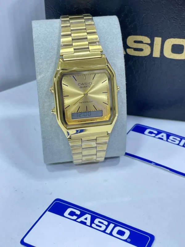 Casio Analog doré