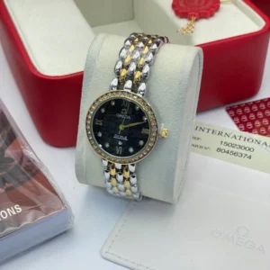 Omega De Ville Prestige Quartz Diamond Ladies
