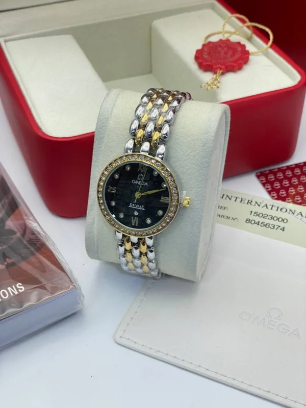 Omega De Ville Prestige Quartz Diamond Ladies