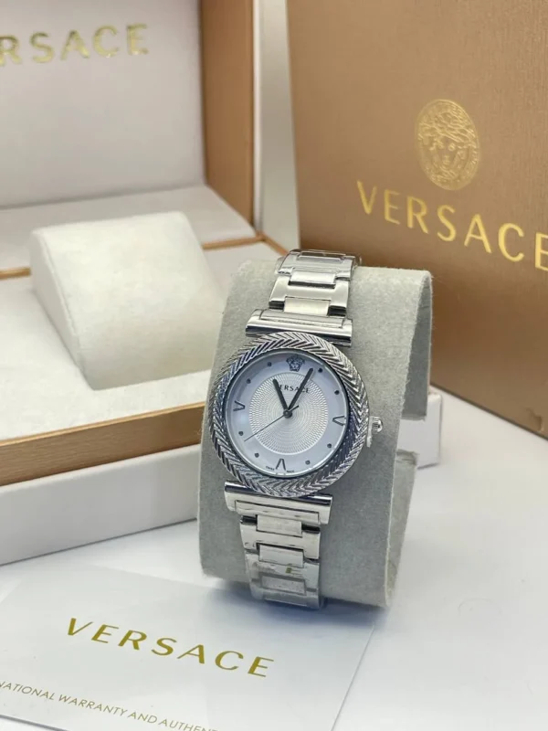 .Versace round ladies watch