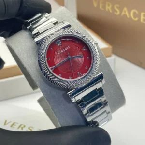 .Versace round ladies watch
